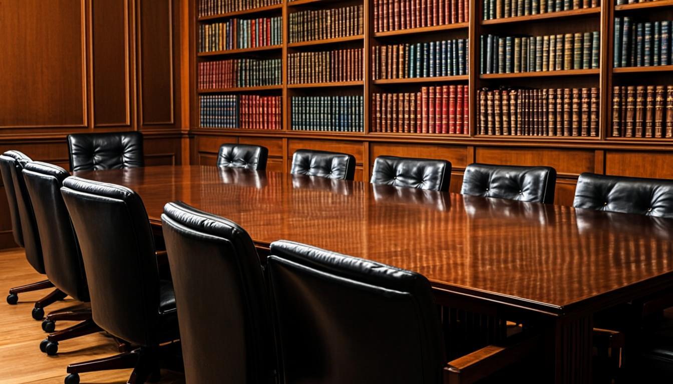 Professional law firm conference room